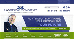 Desktop Screenshot of mckinneylawfirm.com