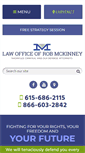 Mobile Screenshot of mckinneylawfirm.com